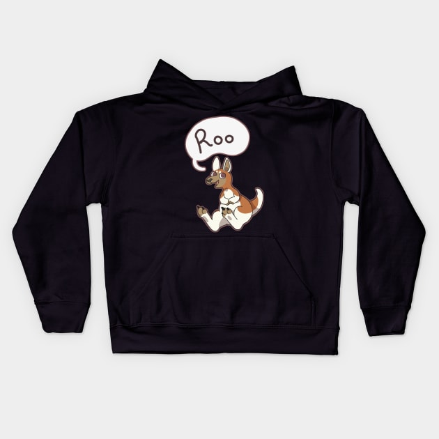 Roo Kangaroo Kids Hoodie by goccart